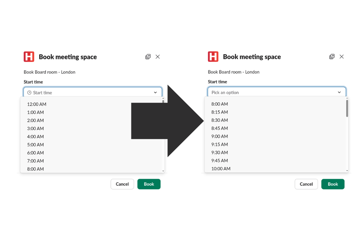 Bulk book desks for your whole team in Hot Desk